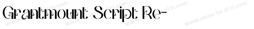 Grantmount Script Re字体转换
